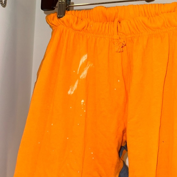 Contrast Bootcut Flared Paint Splatter Sweatpants - Picture 5 of 5